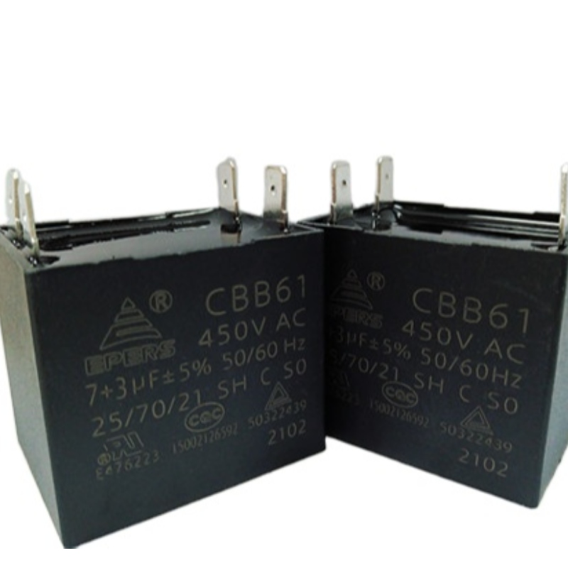7+3uf 450V 25/70/21 CQC 50/60Hz SH S0 C cbb61 condensator pentru super ventilator